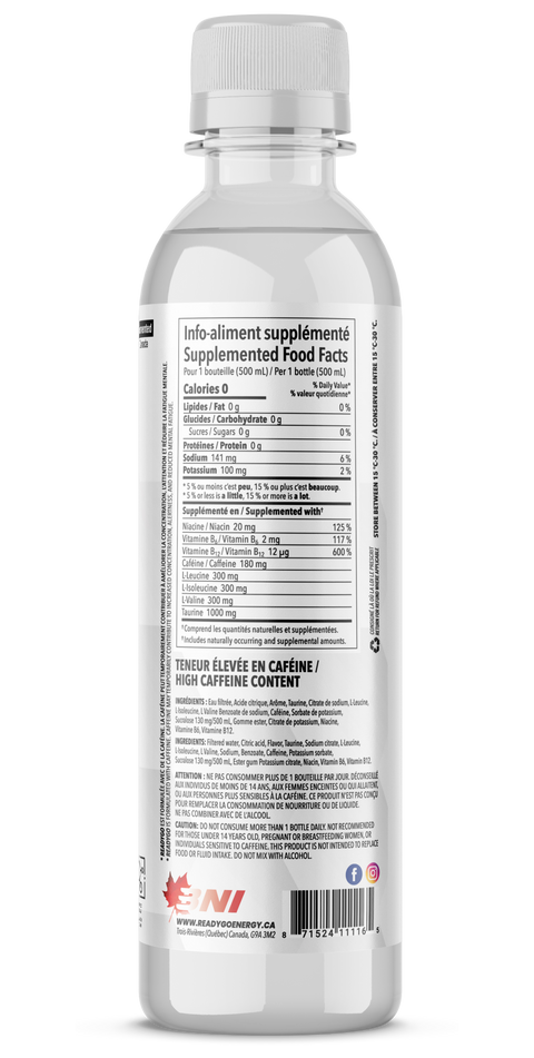 ReadyGo® - Caffeinated Energy Drink with Electrolytes - Rocket Pop